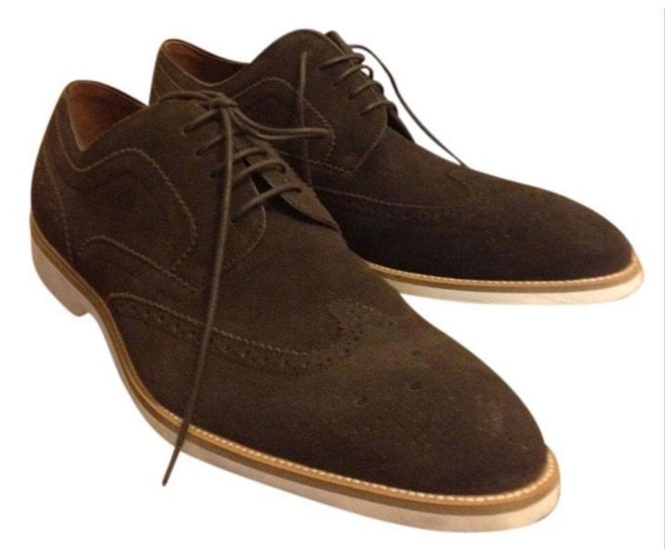(b14/20)Hugo Boss Men\'s Fashion Oxfords Cortios Suede Red Shoes Size 11 HUGO BOSS Red Casual Shoes for Men | eBay main image 4