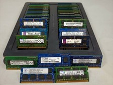 LOT 250 4GB DDR3 PC3-12800 1600MHZ 1.35v/1.5 Laptop SODIMM Modules MEMORY RAM