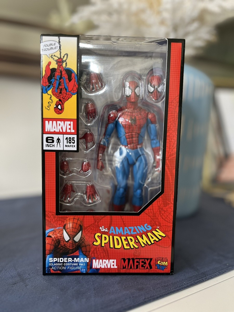Mafex No. 185 Spider-Man Classic Comic Book Costume By Medicom. US