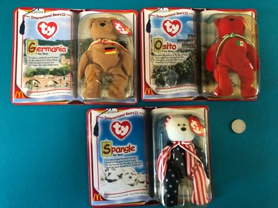 Ty Teenie Beanie Babies International Bears II '99/'00 McDonald's