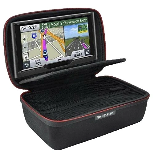 Coche negro GPS Cases & Skins Para Garmin