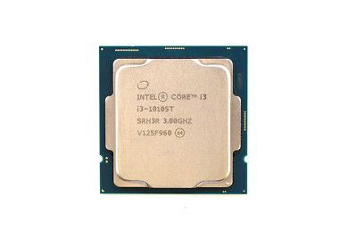 Intel Core i3-10105T 3.00GHz 4-Core 6MB LGA 1200 Processor P/N: SRH3R Tested