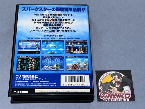 ROCKET KNIGHT ADVENTURES SEGA MEGADRIVE GENESIS NTSC-J. - Picture 2 of 8