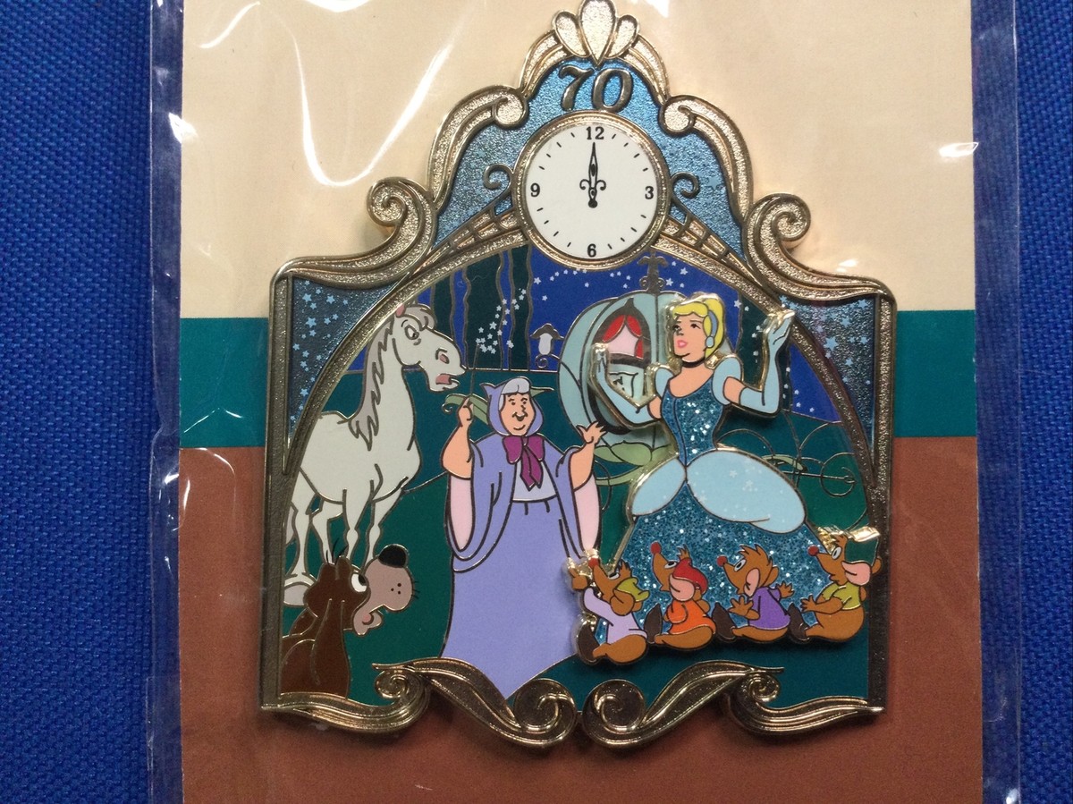 Disney Pin DEC 70th Anniversary Cinderella In Ballgown W