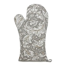 Paar Ofenhandschuhe/Handschuhe - William Morris' Bachelor Knopfdesign