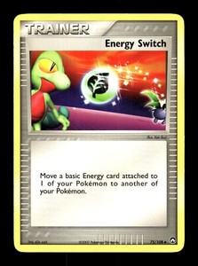 Pokemon Power Keepers Energy Switch 75/108 See Images