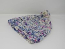 Handcrafted Knitted Hat Beanie Pom Pom 100% Merino Wool Female Adult