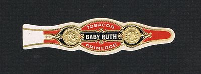 babe ruth cigarette card RARE old baseball cigar label band BABY RUTH Babe Yankees cigarette card  Red Sox