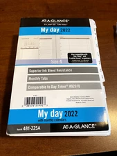 2022 Daily & Monthly Planner Refill by AT-A-GLANCE 92010 Day-Timer 5-1/2"x8-1/2"