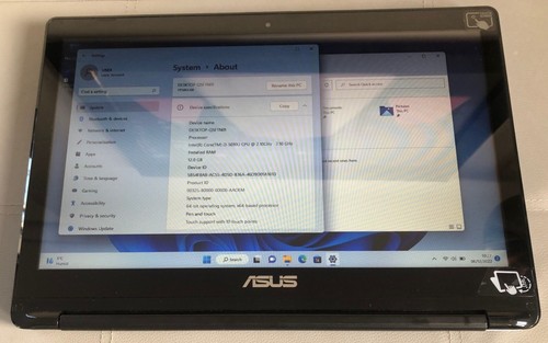 ASUS TP500LA LAPTOP - INTEL i3-5100@2.10GHz - 250 GB SSD - 8 GB RAM - WIN 11 - Picture 5 of 8