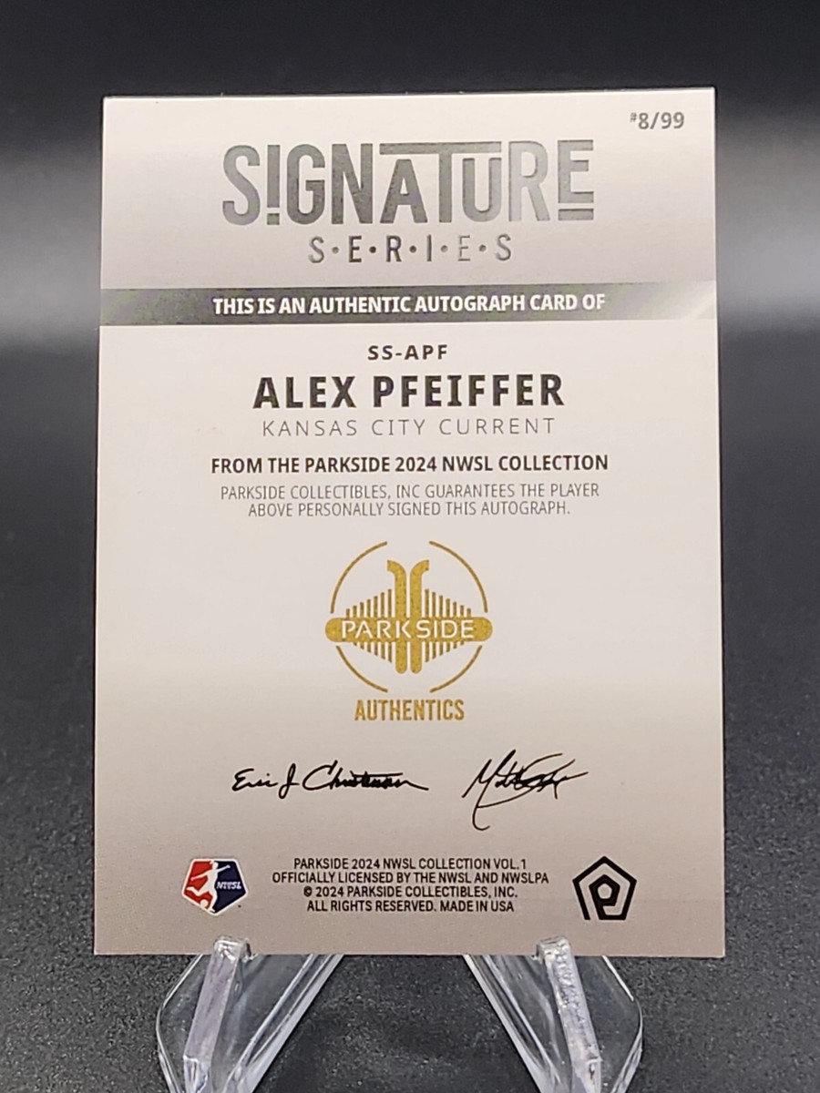 Alex Pfeiffer 2024 Parkside NWSL Vol 1 Signature Series FOIL /99