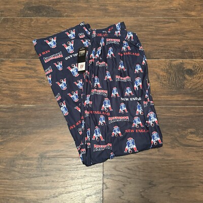 New England Patriots Pat Patriot Throwback logo Casual Lounge Sleep Bottoms  Sz M