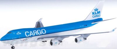 1:200 35CM Hogan KLM CARGO BOEING 747-400ERF Passenger Plane ABS