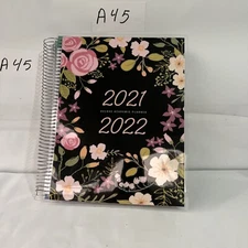 DELUXE 2021-2022 Planner:  8.5"x11" (Black Floral)