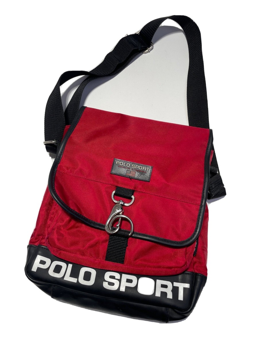 Vintage 90s polo sport Ralph Lauren Red Shoulder Bag Rare Vintage 90s polo sport Ralph Lauren Red Shoulder Bag Rare