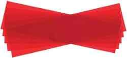 5 Pack Maudlin PL5-002P Red Plastic Shim Stock Sheets, 5''W x 20''L x 0.002'' Thick