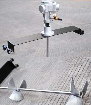 50-gallon Pneumatic Mixer Horizontal Plate Rung Dope Tank Barrel Aluminum Alloy