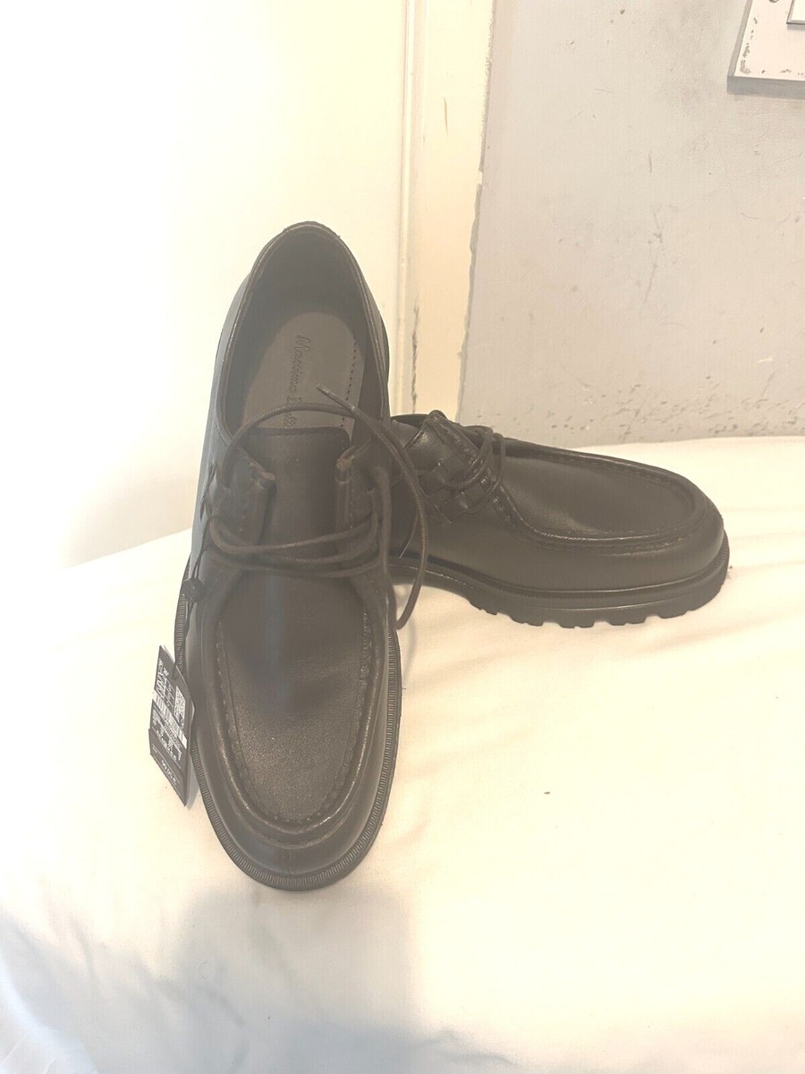 MASSINO DUTTI MEN'S LOVELY BROWN NAPPA MOC TOE LACE