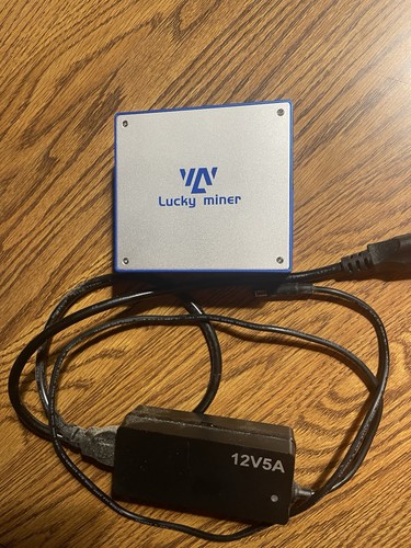 Lucky Miner LV07 Bitcoin BTC 1T Miner SHA-256 WIFI Solo Mining Lotto Device PSU