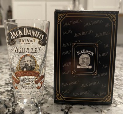   JACK DANIELS 150th Birthday Shot Glass 1850 - 2000 Vintage, NEW in Box  