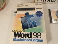 Vintage Microsoft Word 98 Macintosh Edition CD-Rom  used Once