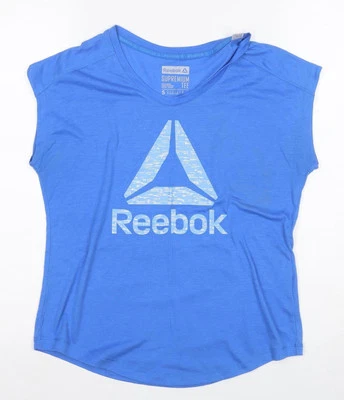 Reebok Women's Blue Sleeveless T-Shirt, Size S - Image 1 of 4