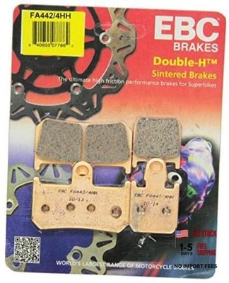 EBC Brakes FA442/4HH Disc Brake Pad Set, red