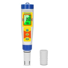 Hydrogen Water Tester pH Meter 6 in 1 pH H2 ORP TDS EC Temp Tester Dissolved ...