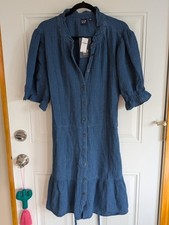 GAP Crinkle Gauze Denim Mini Dress XL - New With Tags (orig. $70)