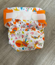 Blümchen Stoffwindel All-in-One Fuchs