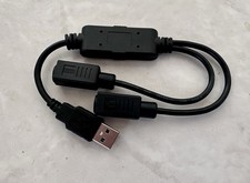 C2G 32185 1ft USB to PS/2 Keyboard/Mouse Adapter Cable - Black