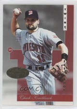 1996 Leaf Signature Series Gold Press Proof Chuck Knoblauch #20 1v6
