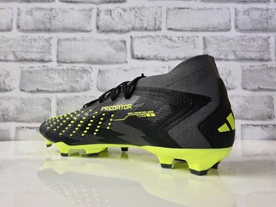 Adidas Predator Accuracy.2 FG Soccer Cleats Black Volt IG0781 Men\'s Size 10 Adidas Predator Accuracy.2 FG Soccer Cleats Black Volt  main image 2