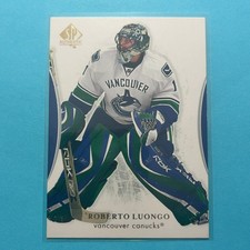 2007-08 SP Authentic #89 Roberto Luongo - Vancouver Canucks