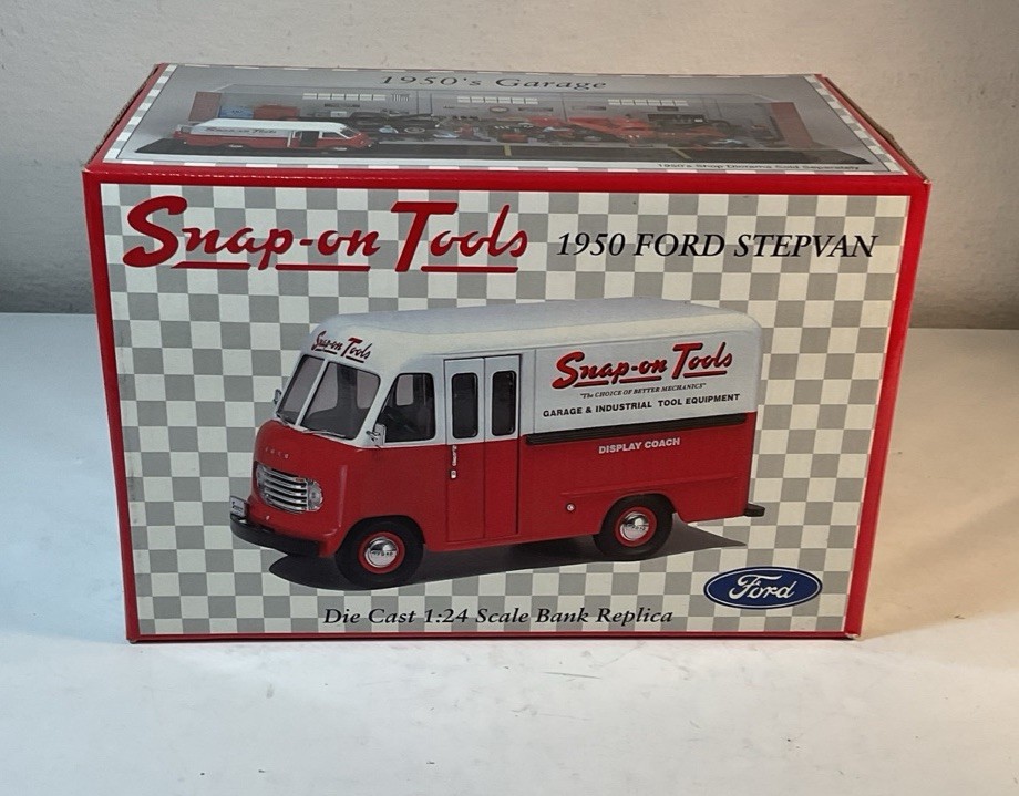 Snap on Tools 1950 Ford STEPVAN Van Die Cast 1 24 Scale Bank