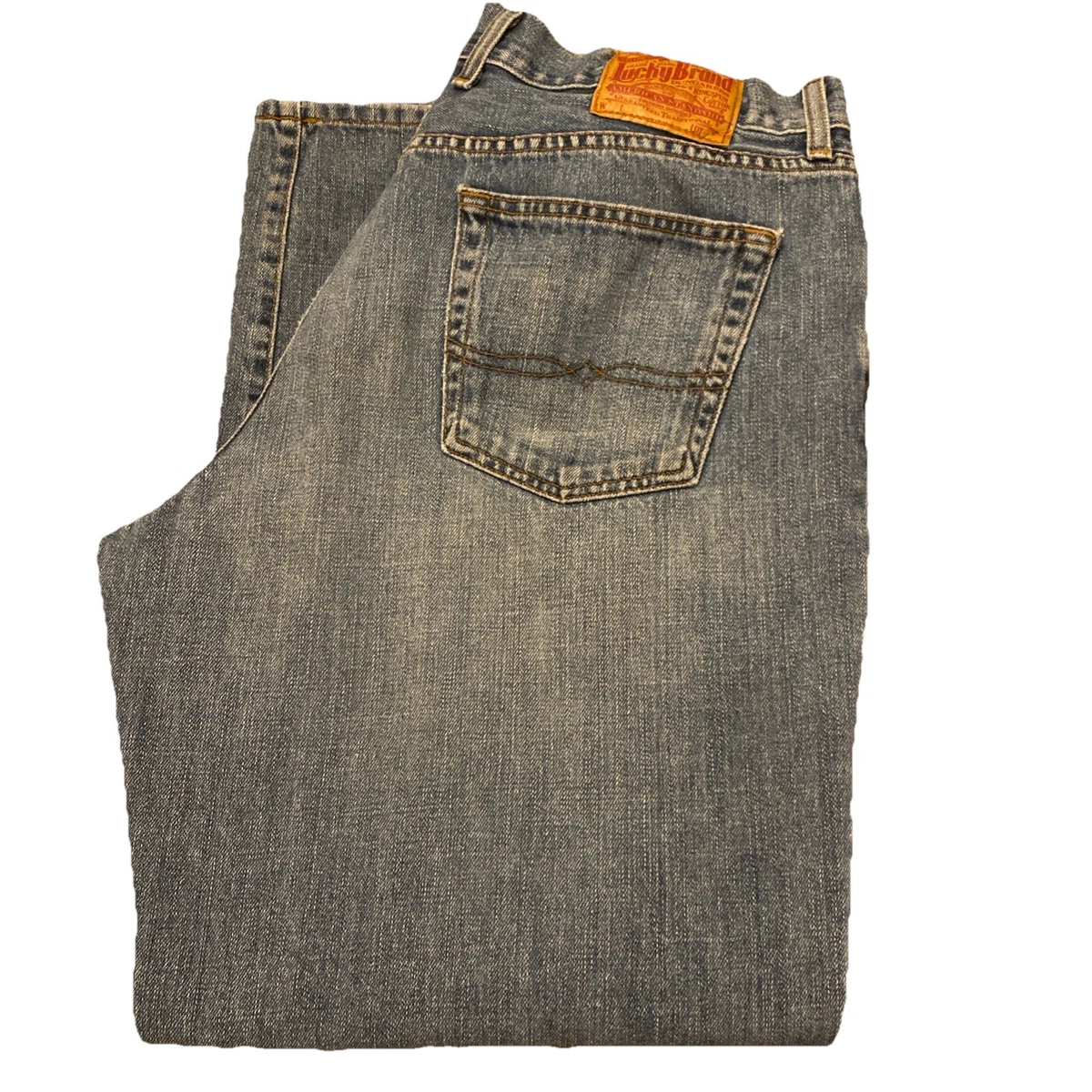 Jean Homme Lucky Brand Taille 38 - Coupe Slim Bootcut, Longueur 30 Pouces, Occasion