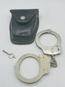 Vintage Smith & Wesson handcuffs with key made in USA