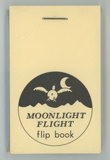 Moonlight Flight by Massimo Indrio Made in Florence Italy 1987 Motion Flip Book