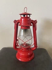 Ever Bright No 202 Lantern, Red Wick Camping Vintage Christmas