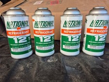 4 Full 12 Oz. Cans Of National Freon R12 Refrigerant - New Old-stock 4 Full 12 Oz. Cans Of National Freon R12 Refrigerant - New Old-stock