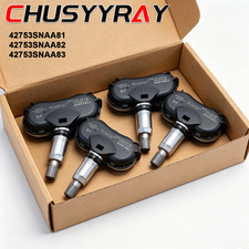 Complete Set Of 4 315mhz Tpms Tire Pressure Sensors Kit 42753snaa81 New Complete Set Of 4 315mhz Tpms Tire Pressure Sensors Kit 42753snaa81 New