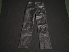 Harley Davidson Black Motorcycle Leather Pants Bottoms Women's 32/4