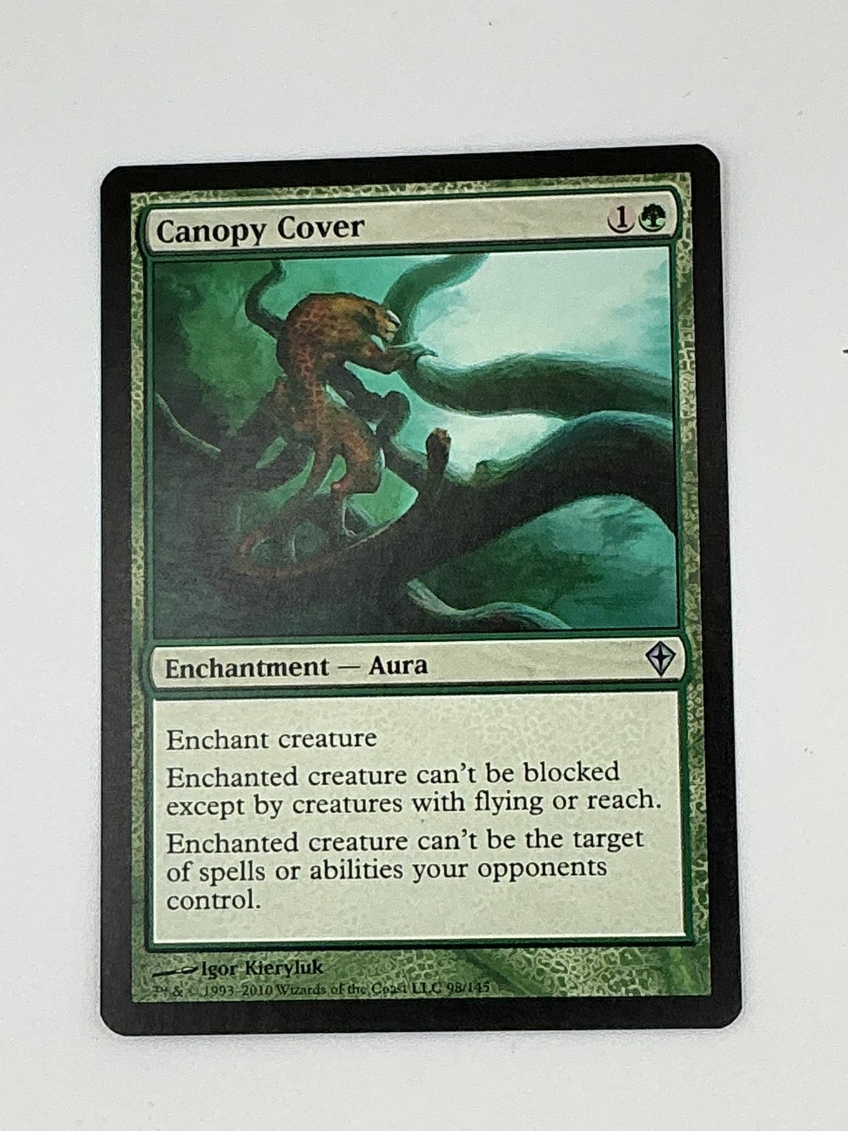Magic The Gathering Canopy Cover Worldwake Regular NM MJB