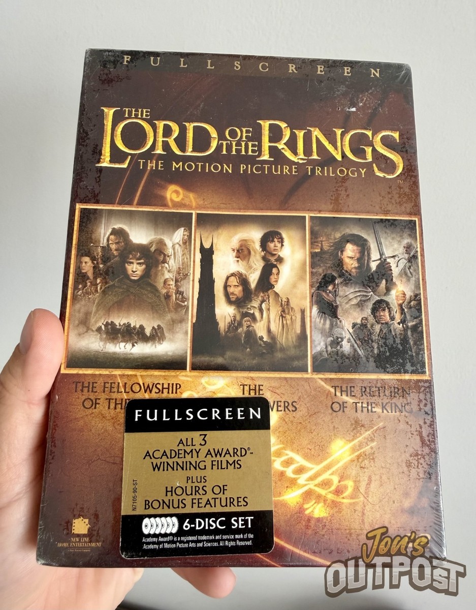 Lord of the Rings Trilogy (DVD) Complete Box Set Full Screen | eBay