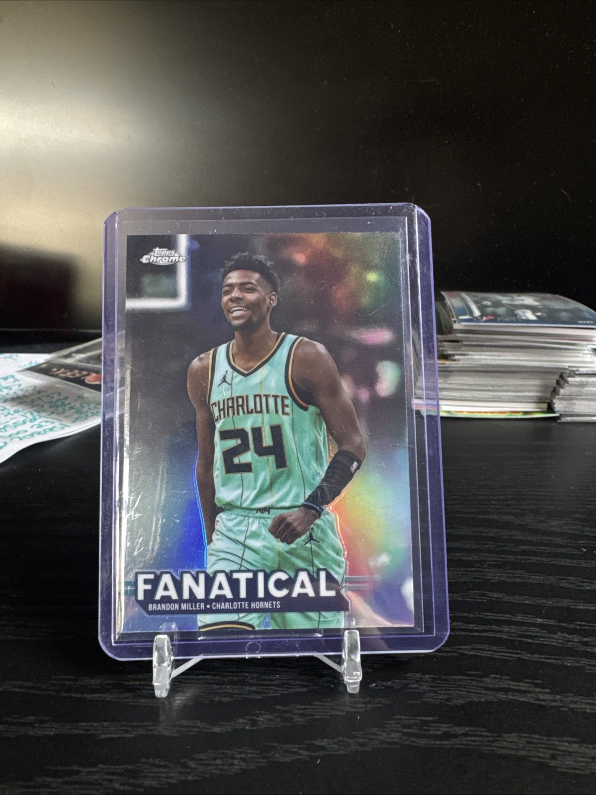 2025-26 Topps Chrome Brandon Miller Fanatical SSP #FAN-3 Hornets