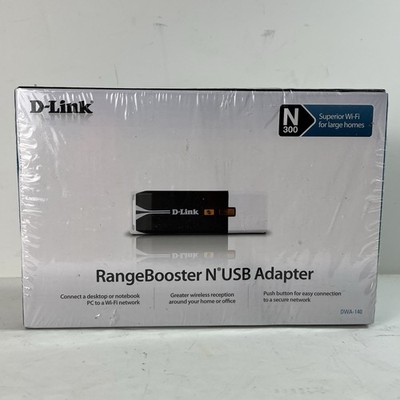 D-Link RangeBooster Wireless N USB Adapter DWA-140 Wireless N-300