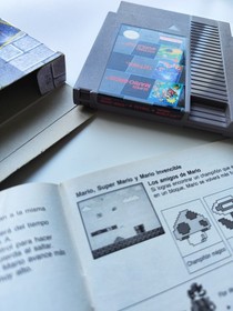 3 en 1 Super Mario Bros, Tetris , Worldcup Pal B nes 