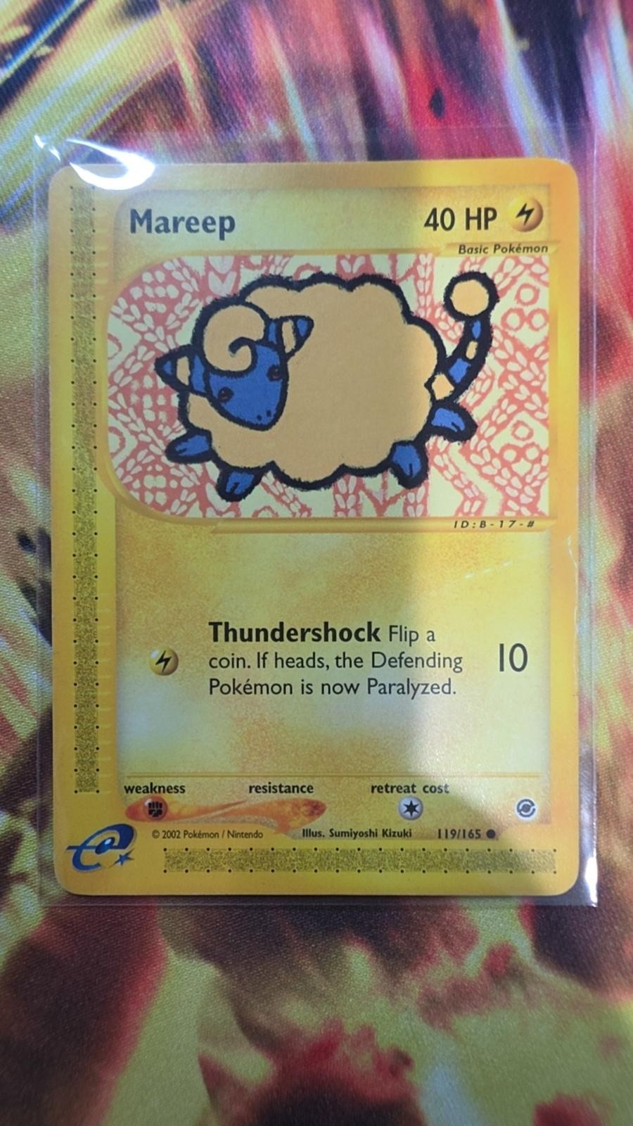 MAREEP 119/165 Common Expedition Base Set Pokemon Lightly Played