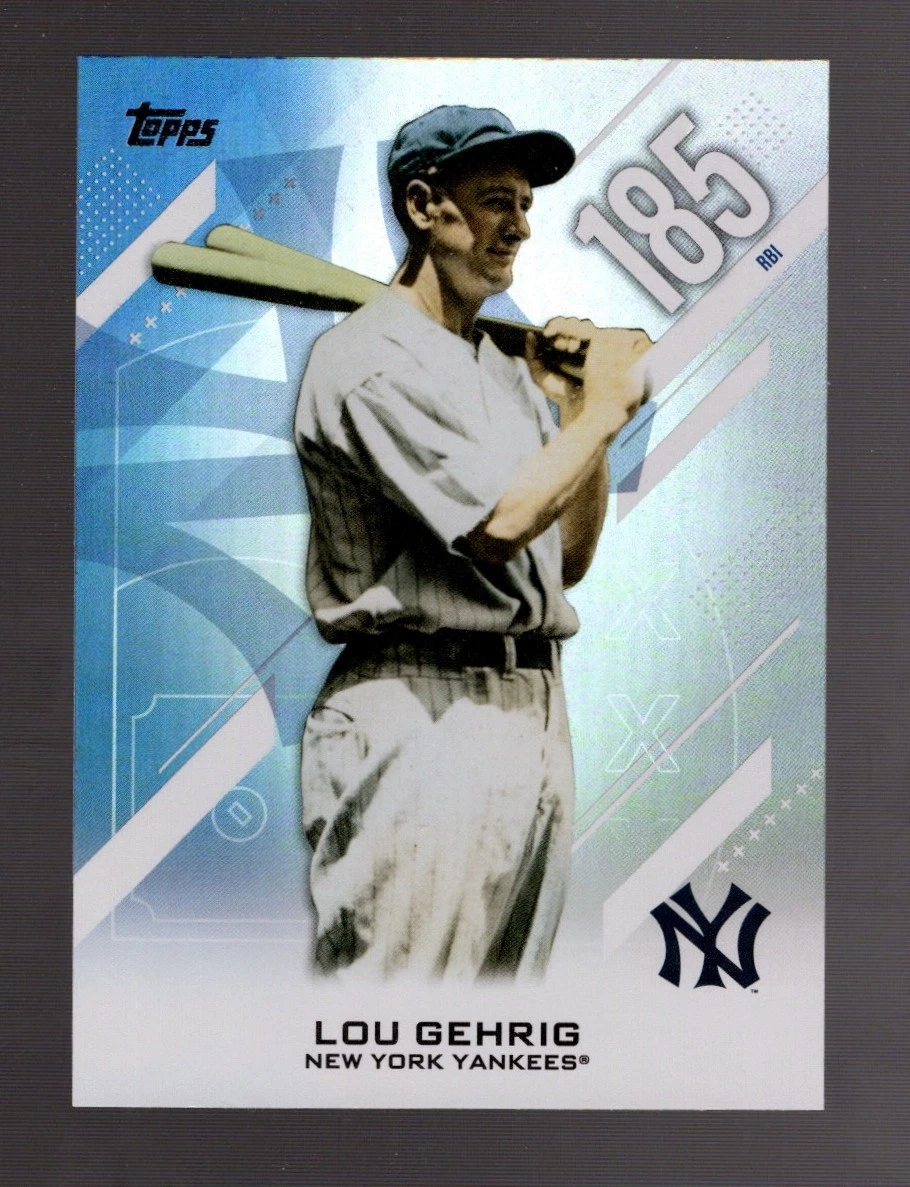 Topps Lou Gehrig Baseball Sports Trading Card Singles for sale | eBay