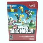New Super Mario Bros. Wii (Nintendo Wii, 2009) - Complete w/ Manual CIB Tested
